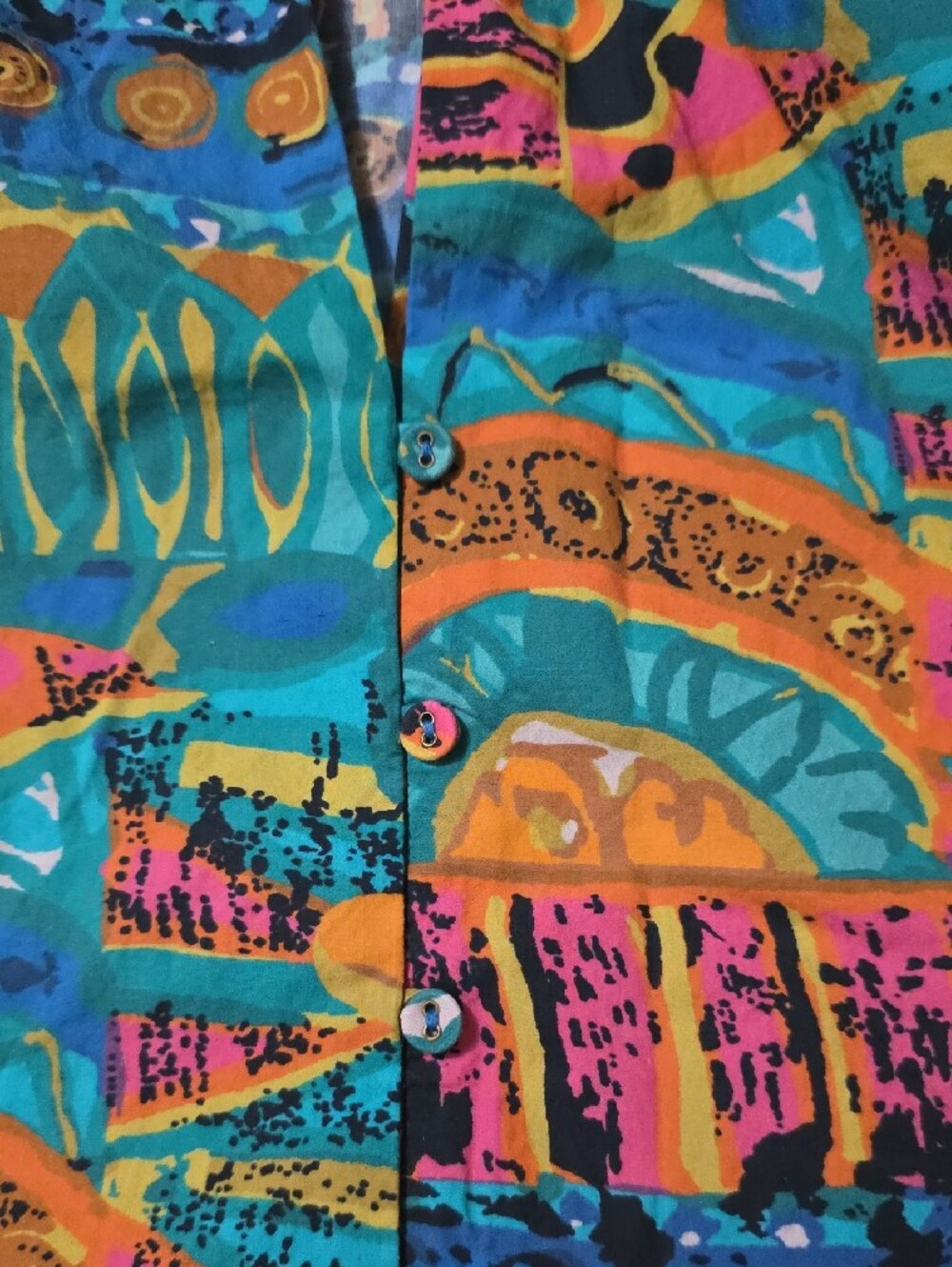 Cleobella Colorful Abstract Print Two-Piece Set - Picture 3 of 7
